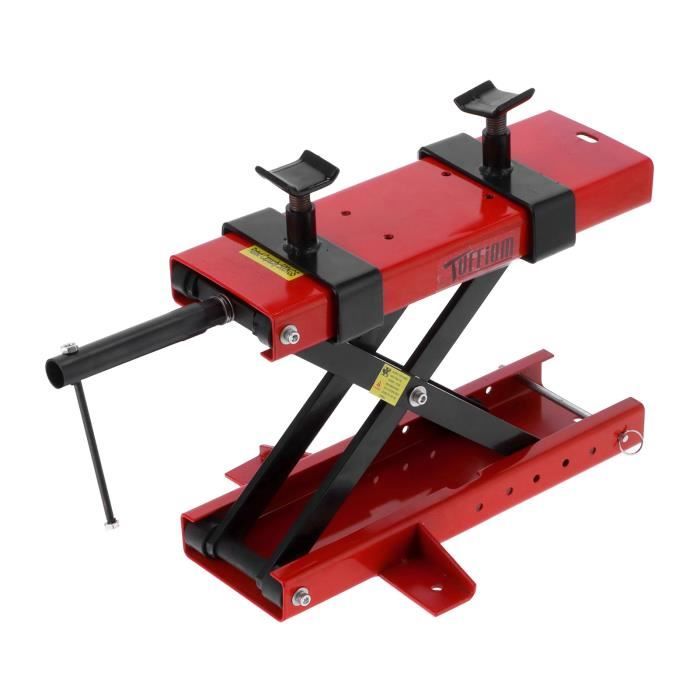 HINOPY - Béquille Hydraulique Moto - Pont Élévateur Universel 150 Kg, Support De Levage Pliable