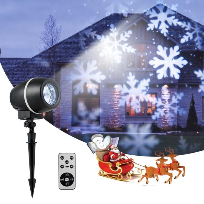 Projecteur de Noël Extérieur Falcon de Neige avec Fonction de
