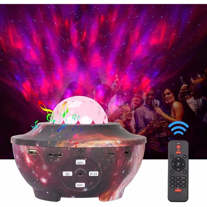 Projecteur LED Ciel étoilé Avec Aurores Boréales Et Galaxies - Contrôle Par Appli - Neuf