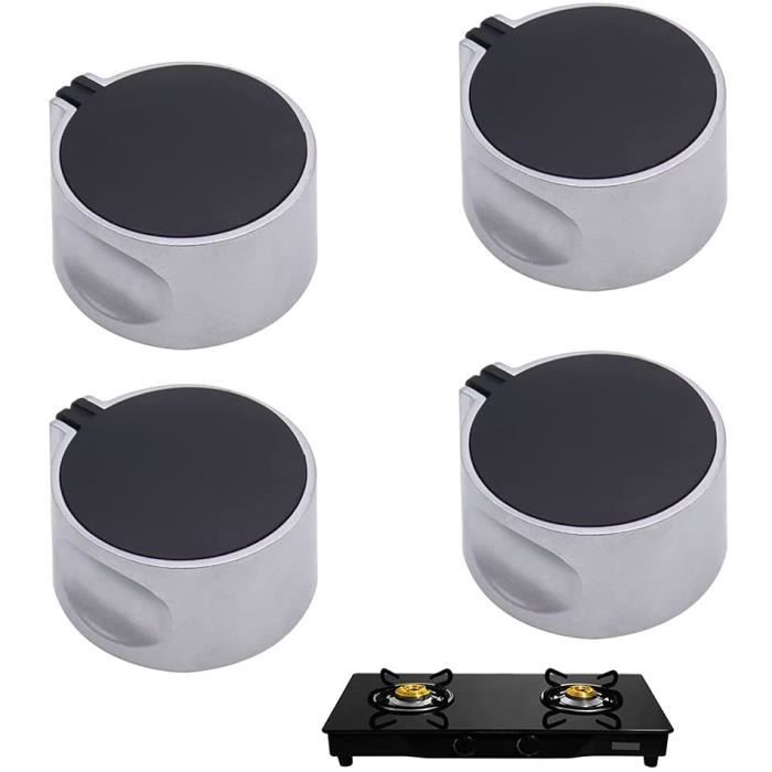 Kit 3 Boutons Black Wolf Pour Cuisinière à Gaz - 822193 - Neuf