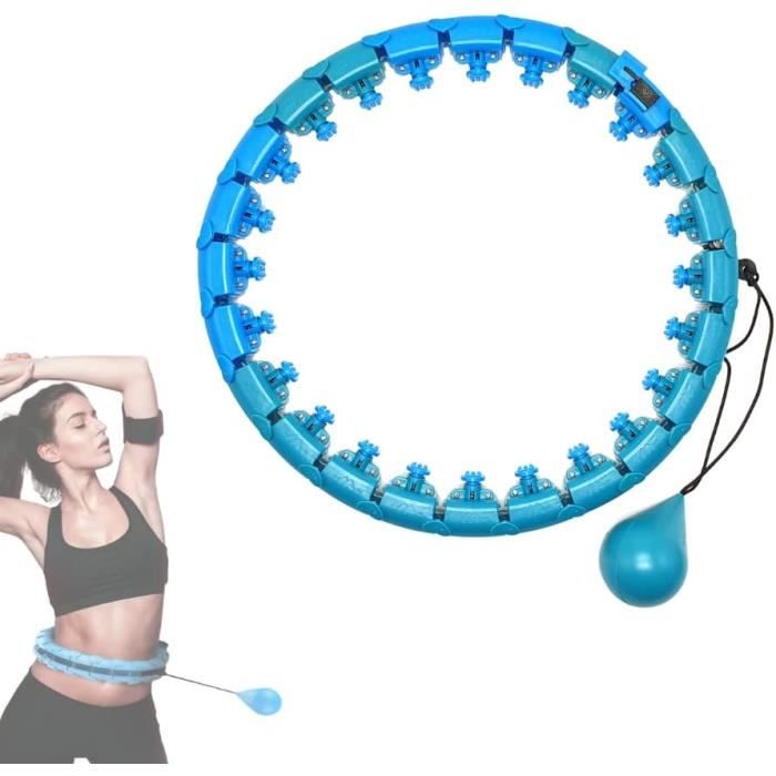 Clanmacy Hula Hoop Fitness Cerceau De Fitness Réglable Et Détachable 24