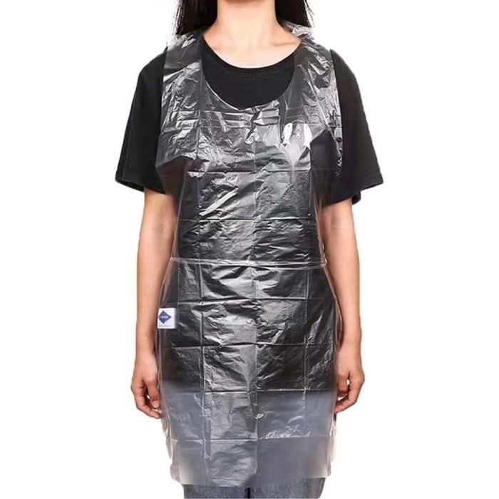 Tablier en plastique PE jetable coloré sans manches pour une utilisation en cuisine, tablier imperméable - Chine Le PEHD Tablier Tablier et le PEBD prix
