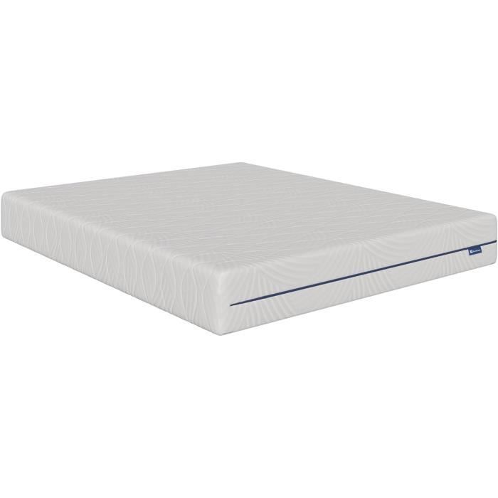 Matelas 140x190 cm mémoire de forme avec 9 zones
