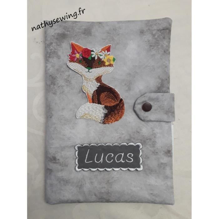 Protege Carnet De Sante Personnalise Renard De La Foret Cdiscount Puericulture Eveil Bebe