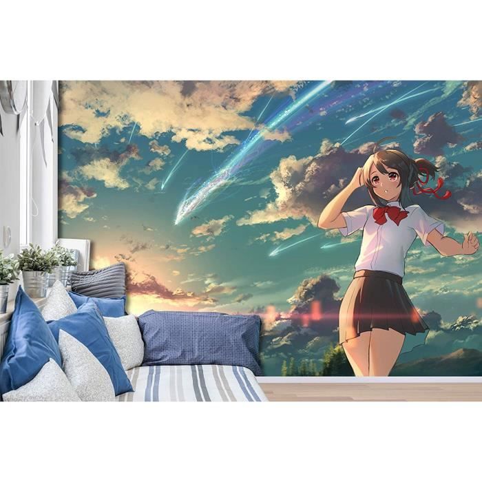 Aj Wallpaper 3d Your Name Affiche De Paysage 33 Japan Anime Fond D Ecran Mur Peintures Murales Amovible Murale Auto Adhesif Achat Vente Papier Peint Aj Wallpaper 3d Your Name A Cdiscount