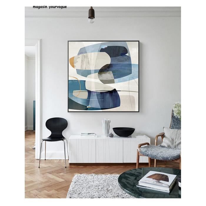 /él/éphant 20cm x 20cm Toile Gemini /_ Mall Peinture /à lhuile d/’un /él/éphant color/é sur toile moderne sans cadre Toile murale D/écoration d/’int/érieur