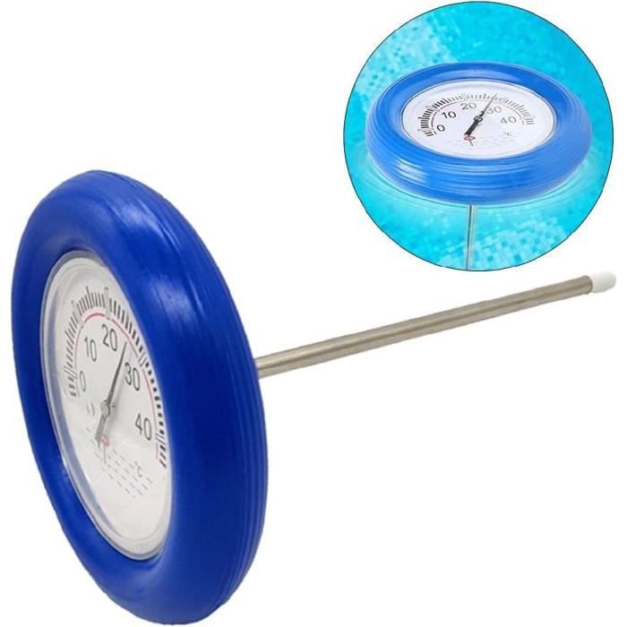 Thermomètre Métal Eau Chaude 63mm Cadran Aluminium Poche Laiton BSPT 1/2 - 0 à 120°C