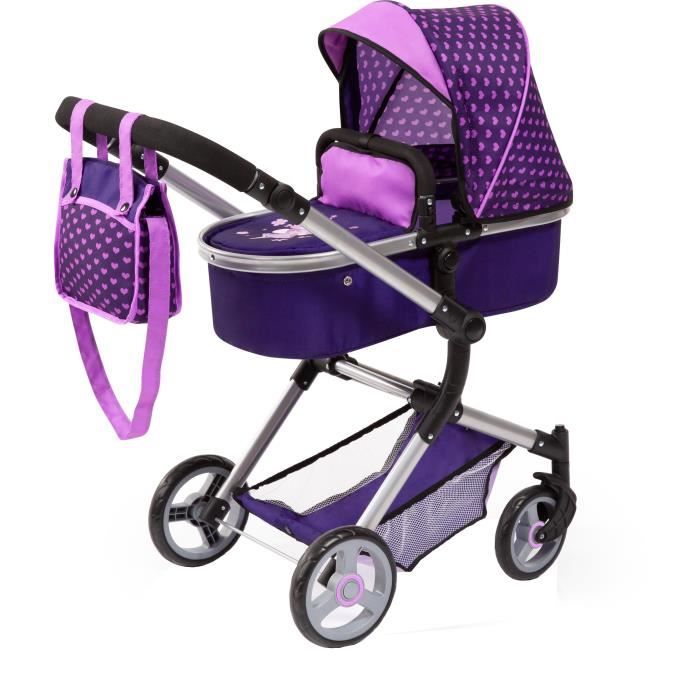 BAYER Poussette Landau Combi Pour Poup e Violet Cdiscount Jeux
