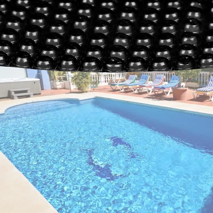 Couverture solaire à bulles pour piscine ronde/rectangulaire bâche chauffage 