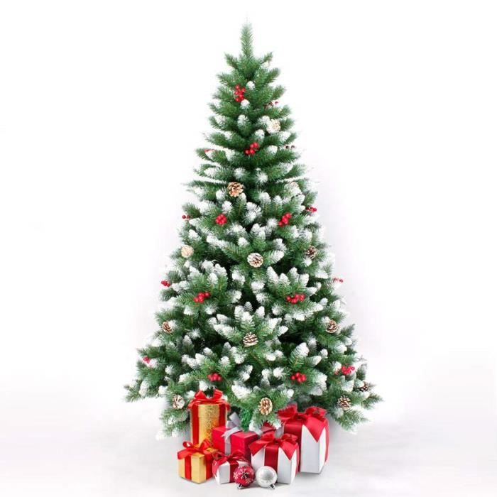 Sapin De Noel Artificiel 210 Cm Decore Avec Des Decorations Rovaniemi Achat Vente Sapin Arbre De Noel Bientot Le Black Friday Cdiscount
