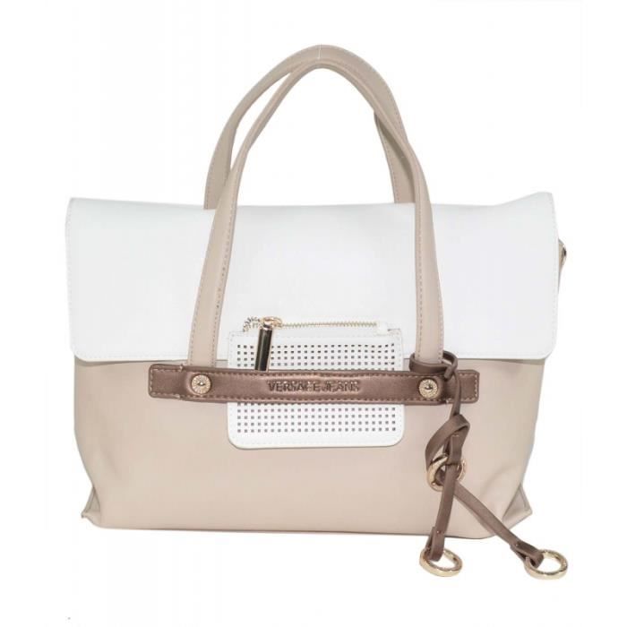 Sac A Main Versace Jeans E1vrbbu1 Beige 31 X 25 X 15 Beige Achat Vente Sac A Main Versace Jeans Cdiscount