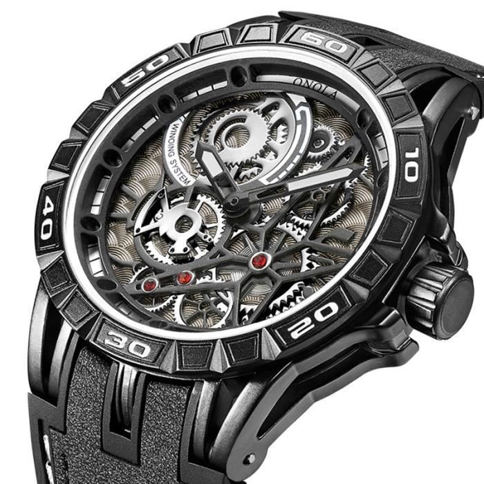 ONOLA Marque Cool Montre Quartz Masculine Mode Sport Cadran