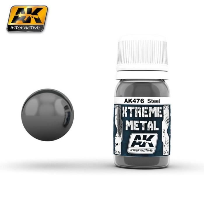 Peinture pour maquettes XTREME métal ACIER AK INTERACTIVE Cdiscount Jeux Jouets