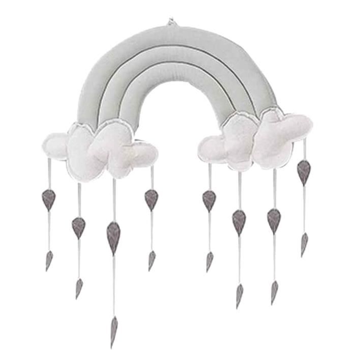 Objet De Decoration Murale Arc En Ciel Pluie Nuage Decoration Chambre De Bebe Tenture Murale Enfant Tente Jouet Accessoires P Q84 Cdiscount Maison