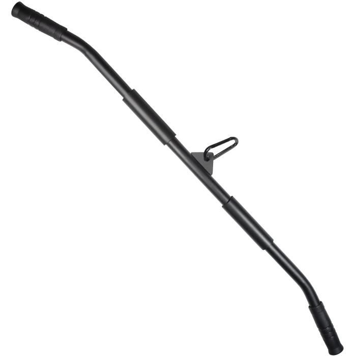 Barre De Traction Rotative Topfinder – Pour Triceps/biceps – 40,5 Cm – Acier Et Nylon – Avec Mousqueton – Fitness Maison