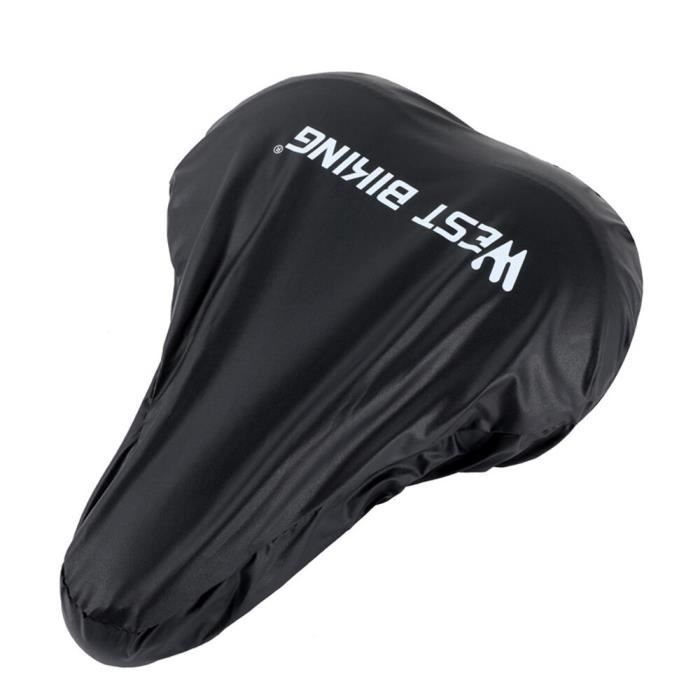 Housse Selle Vélo Imperméable – Tissu Oxford PVC, Cordon De Serrage, Protection Pluie, Poussière, UV