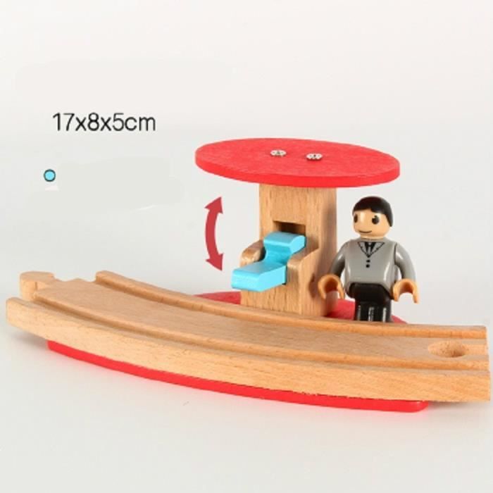 Cabilock 6 Piliers De Pont Pour Train En Bois - Accessoires Voie Ferrée, Empilables