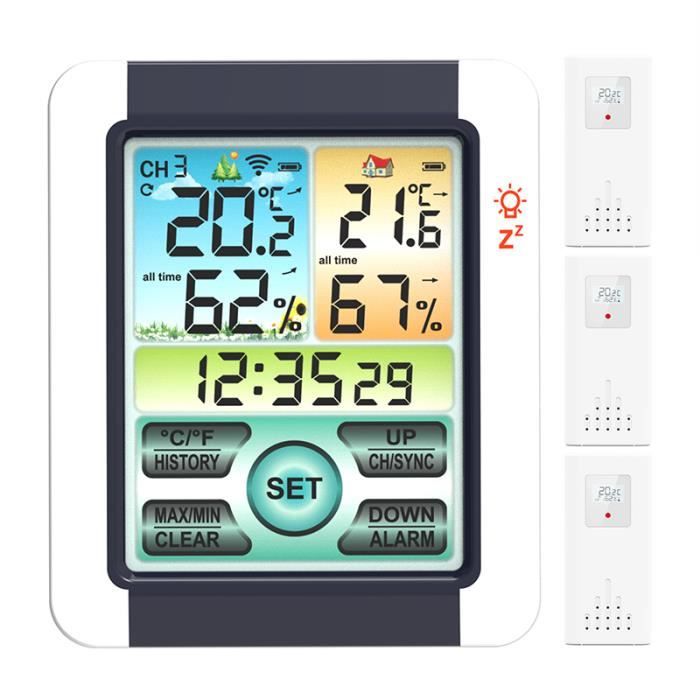 Réveil sans radio,Miroir numérique LED,réveil,veilleuse,thermomètre,lampe murale,carré,Rectangle Réveil sans radio,Miroir numérique LED,réveil,veilleuse,thermomètre,lampe murale,carré,Rectangle