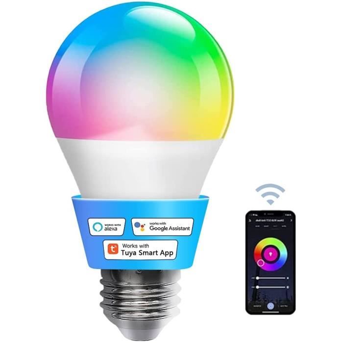 Ampoule Connectee, Ampoule Connectee Alexa E27, 9W 810lm Ampoule Wifi