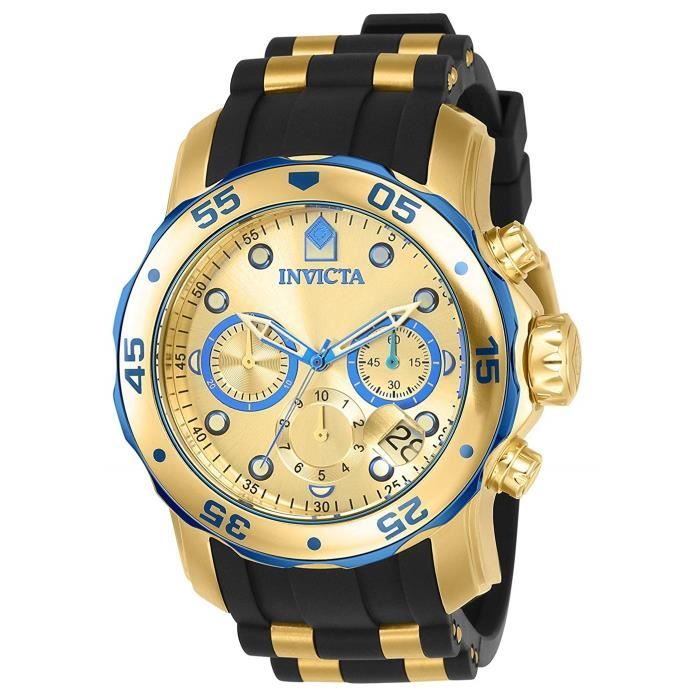 Invicta Montre Homme Chronographe Quartz avec Bracelet en