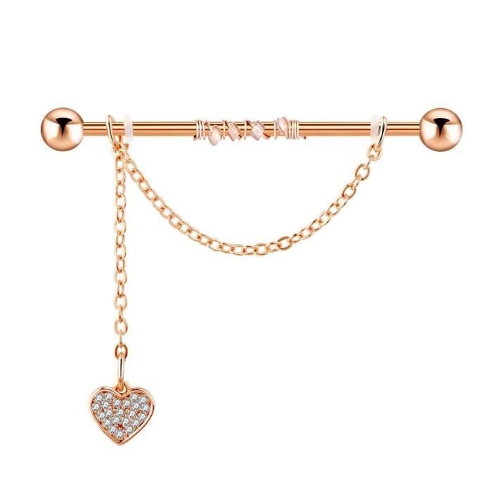 5 Paires De Boucles D'oreilles En Acier Inoxydable à Cristaux - Chic Et Brillant