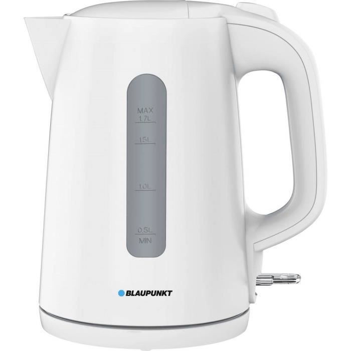 Bouilloire sans fil - Blaupunkt - EKP502 - Blanc - 17 Litres - 2200 Watt - Socle 360°