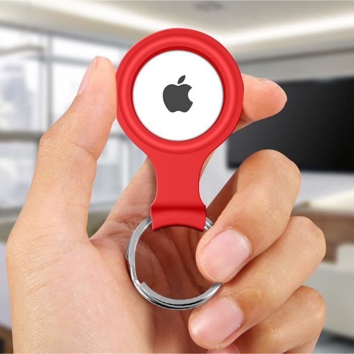 CABLING®Etui en Silicone Rouge Compatible avec Apple Airtag