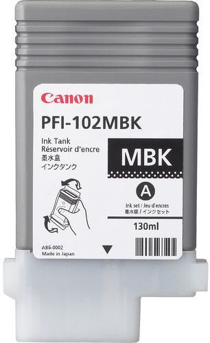 Canon Réservoir dencre - CANON - LUCIA PFI-102 MBK - 130 ml - mat - Original