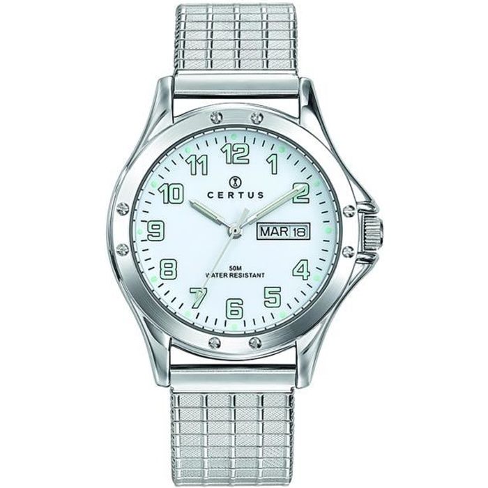 Montre certus discount femme bracelet extensible