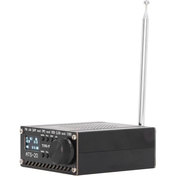Radio Portable SI4732 - AM/FM/SSB - Bande Large - USB Chargeable - Antenne BNC