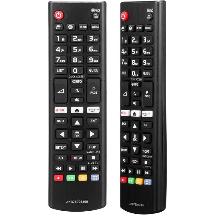 Télécommande Universelle Générique Pour TV LG - Compatible LCD, LED, Smart TV