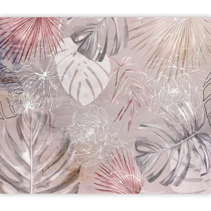 Papier Peint Murando Intissé 350x256 Cm Décoration Murale XXL Poster Tableaux Muraux Tapisserie Photo Trompe L'oeil éléphant Pierre G B 0007 A C