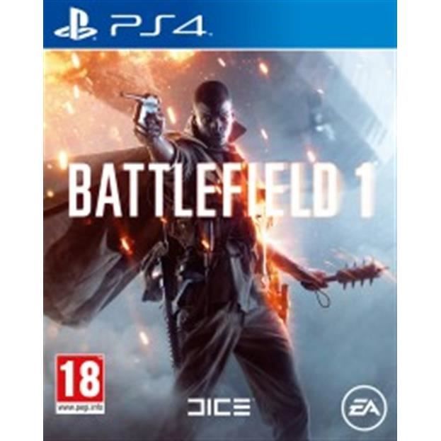 Jeu - Ea Electronic Arts - Battlefield 1 - PS4 - Blu-Ray - En Ligne - 18+ - Jeunes Adultes