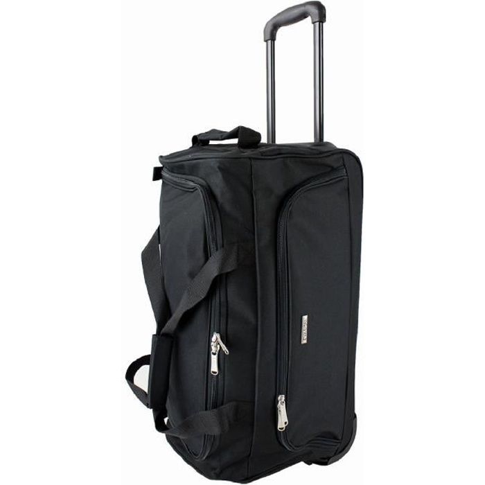 Sac de voyage à roulettes Snowball Casual Essentiel 65 cm Noir