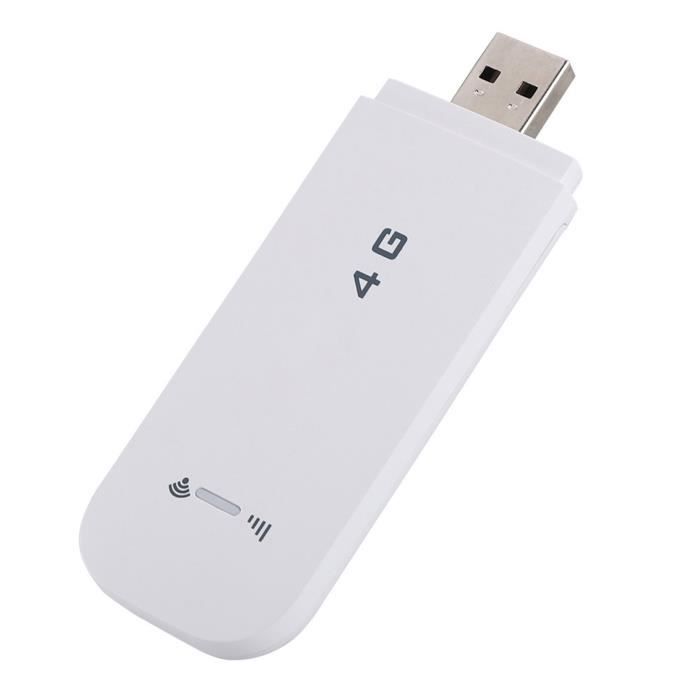 Modem USB WiFi 4G LTE - Adaptateur Réseau Sans Fil Portable - Point D'accès Mobile Jusqu'à 10 Utilisateurs - Compatible Windows, Mac, Linux