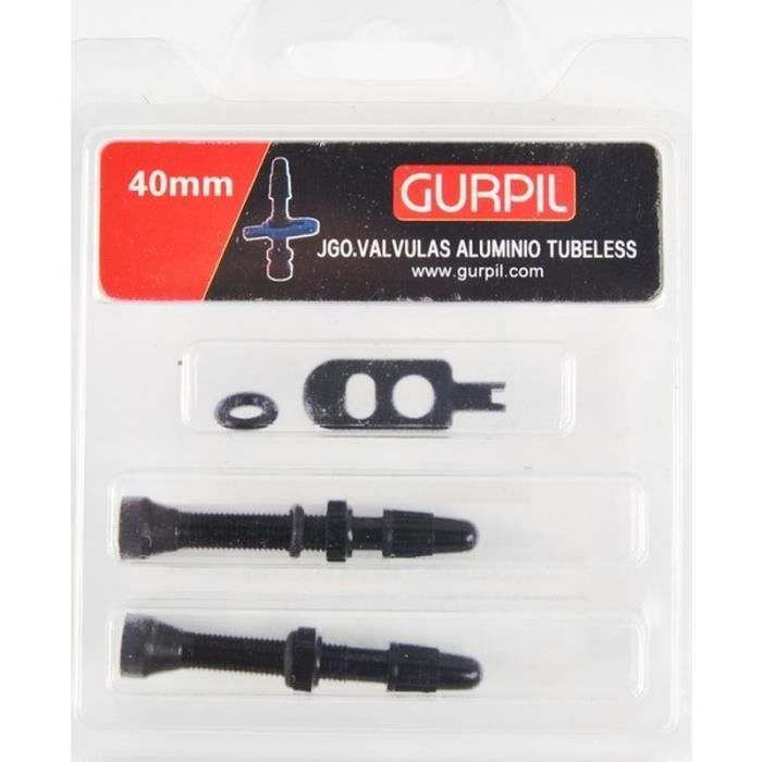 Vannes De Pneu De Vélo Tige De 40mm En Alliage D'aluminium Presta Pour Valve Tubeless De Vélo De Route Avec Capuchon D'outil