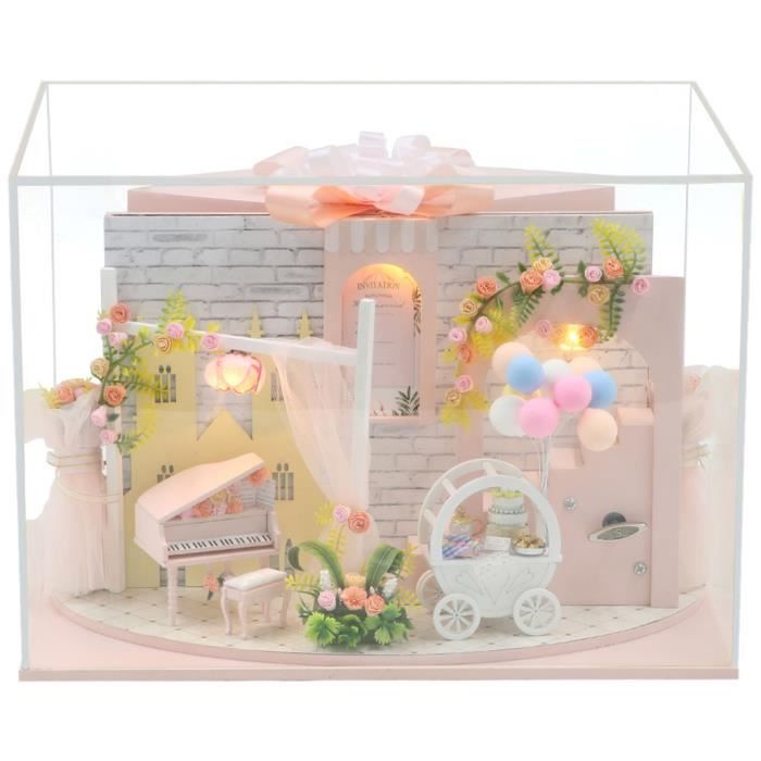 Set De 4 Pièces De Meubles Miniatures Pour Maison De Poupée – Chambre, Salle De Bain, Cuisine Et Salon, En ABS, Jouet Réaliste Et Imaginatif, Cadeau Enfant