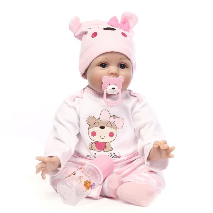 7house Poupee Reborn Bebe Realiste Fille Silicone 22 Pouce 55cm Tenue Rose Cdiscount Jeux Jouets 7house Poupee Reborn Bebe Realiste Fille Silicone 22 Pouce 55cm Tenue Rose Cdiscount Jeux Jouets
