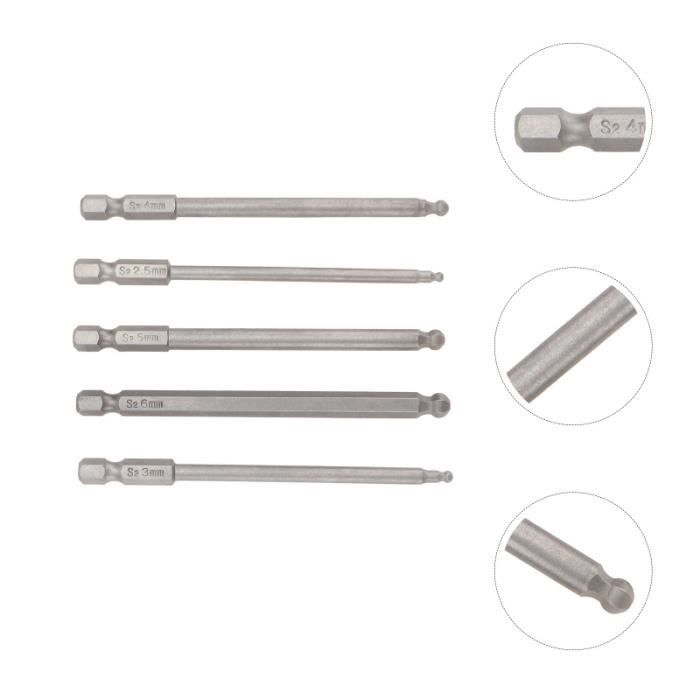 Jeu D'embouts De Tournevis Croisés De 100mm, 10 Pièces