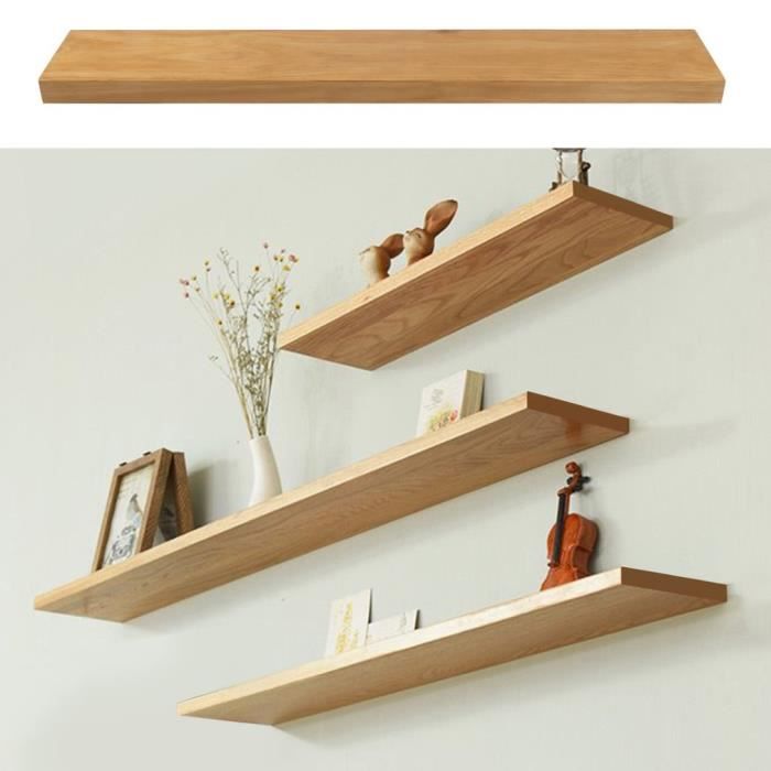 Etageres En Bois Flottantes Etagere Murale 120cm Achat Vente