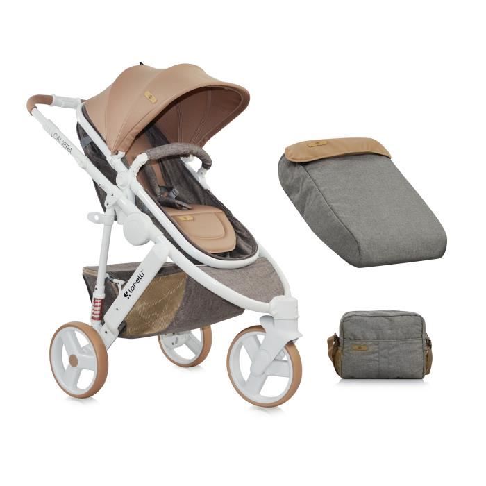 Poussette bébé 3 roues combiné on sale 2en1