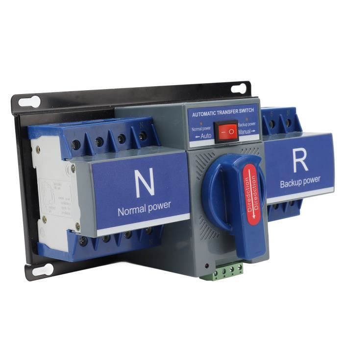 Commutateur De Transfert Automatique à Double Alimentation, Inverseur Automatique, Bonne Isolation, Anti-vieillissement, Disjoncteur