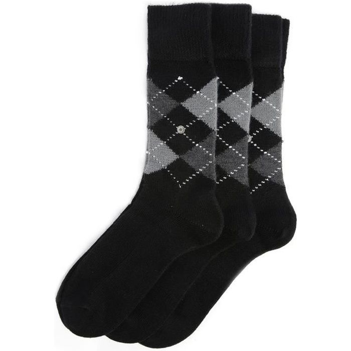 24 CHAUSSETTES HOMME EN COTON TAILLE 43/46 MOTIF 1 NOIR/GRIS - Cdiscount  Prêt-à-Porter