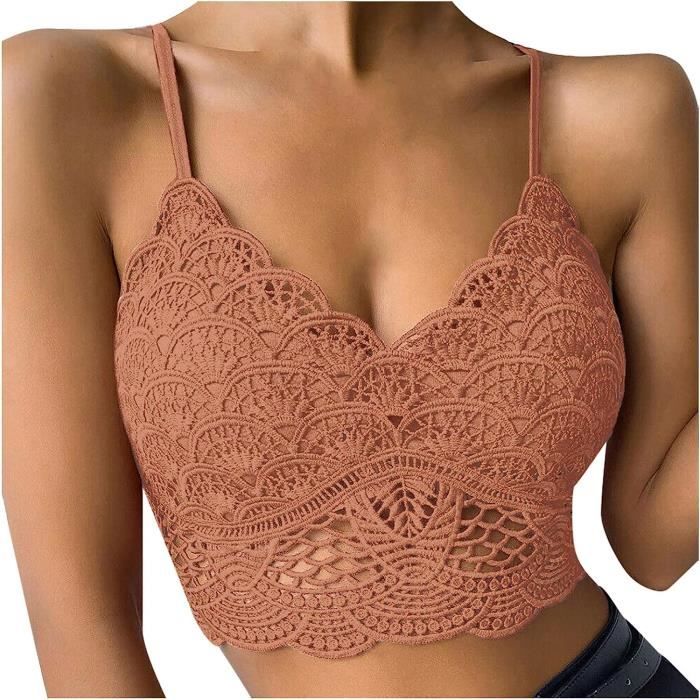 Soutien-Gorge Grande Taille Femme Avec Armatures - Dentelle Sexy Non Rembourré