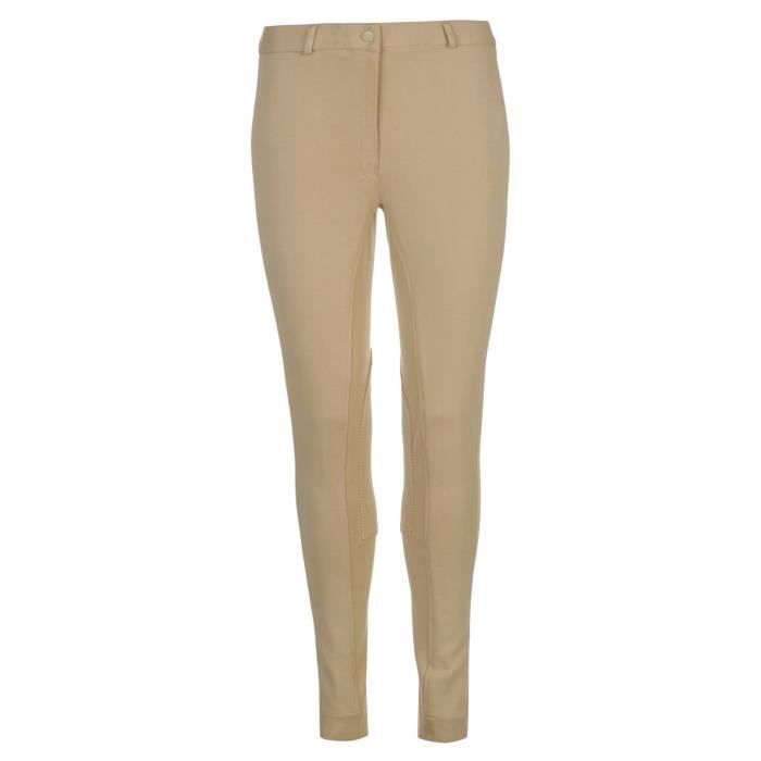 Culotte d'équitation en coton gris : pantalon d'équitation