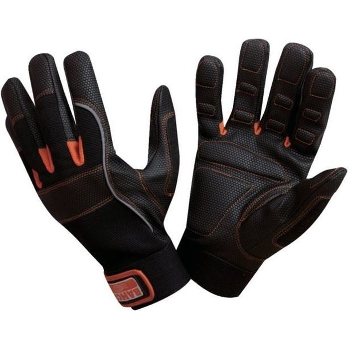 Gants De Travail Robustes WFX Avec Paume Rembourrée - Taille L Noire