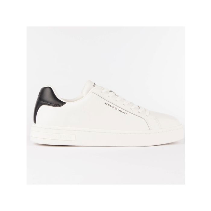 Armani Exchange Basket Armani Exchange Homme Heritage Blanc cuir