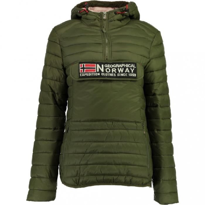 GEOGRAPHICAL NORWAY Doudoune DUCKOVER Kaki Femme Kaki
