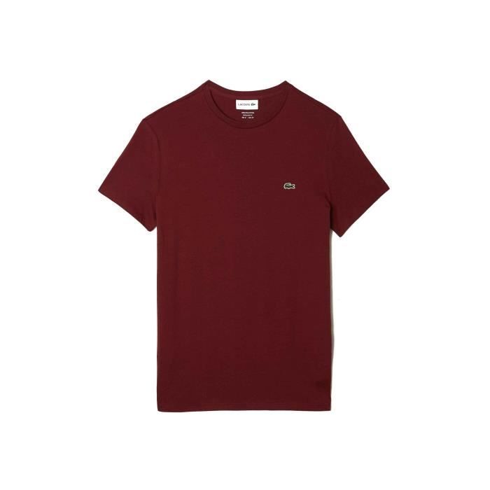 T shirt bordeaux homme cheap