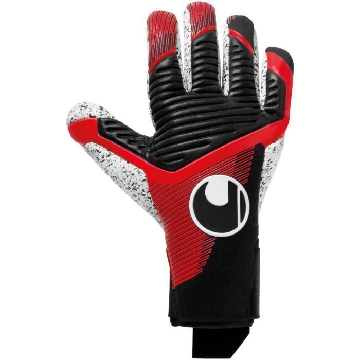 Gants de gardien Uhlsport Powerline Supergrip+ Finger Surround - noir/rouge/blanc - Taille 7,5